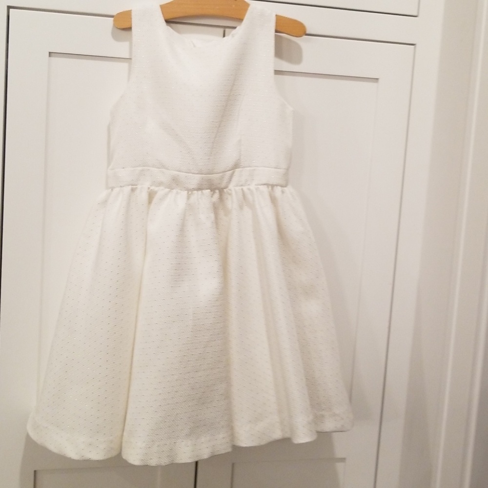 Girls Max studio dress with gold dots Size 7